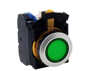 CW4L-M1E10Q4G Nupp lambiga artiklikood: IDE_213683, nimetus: CW4L-M1E10Q4G Nupp lambiga, kirjeldus: Surunupp lambiga, tagastuv, madal, roheline, 1xNO, 24 AC/DC
