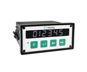 DiMod Counter (Relay o/p) näidik artiklikood: POS_10035203, nimetus: DiMod Counter (Relay o/p) näidik, kirjeldus: 6-segmendiline näidik
Inkrementaal HTL, TTL, 2 releeväljundit
RS485 (Modbus RTU)
IP54 / IP20, 0..50°C
Esipaneeli mõõt: 96 x 48 mm