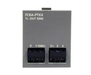 FC6A-PTK4 artiklikood: IDE_990045, nimetus: FC6A-PTK4, kirjeldus: FT1A, FT2J lisamoodul
4 digitaalväljundit
Transistor (Sink)
Sobib: FT1A, FT1J, FT2J kontrolleritele