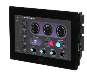 FT2J-7U22SAF-B Paneel PLC artiklikood: IDE_990032, nimetus: FT2J-7U22SAF-B Paneel PLC, kirjeldus: Puutetundlik ekraan koos kontrolleriga
Graafiline PCAP TFT ekraan 7´´
värviline, 800x480, Ethernet 10/100 MBit
14 binaarsisndit, nendest 4 analoogsisendit, 0-10VDC, 4-20mA,12bit
6 transistorväljundit (PNP, max. 0,5A), 2 analoogväljundid 0-10VDC, 4-20mA,12bit
2xUSB, RS232, RS485, 24VDC, 3-17W, töötemperatuur -20...+55C