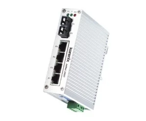JetNet 2005f-m artiklikood: BE_F00N2005110001, nimetus: JetNet 2005f-m, kirjeldus: Tööstuslik 5 pordiga mittehallatav Ethernet switch
4 liidest 10/100TX, Auto MDI/MDI-X
1 liidest 100Base-FX Duplex SC Multi-mode 2 km
Toide: 18..32 VDC"
Releeväljundid: pordi häire
IP31, alumiiniumkorpus, Töötemperatuur: -10..+60°C