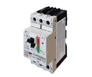 MMP-T32LF 4A artiklikood: ME_288433, nimetus: MMP-T32LF 4A, kirjeldus: Mootorikaitselüliti, 4 A, 3 poolust
Lahutusvõime 100 kA (pingel 415V)
1,5 kW, Ir=2,5 ~ 4,0A