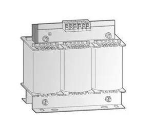 MT-5.5-60 trafo artiklikood: ME_137305, nimetus: MT-5.5-60 trafo, kirjeldus: Kolmefaasiline trafo 400/230 V; 5,5 kVA, 60 % ED
Sobib MR-JE-300A/B/C