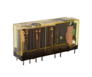 artiklikood: IDE_990154, nimetus: RF1V-3A1BLD1-D12, kirjeldus: Mehhaanilise sidestusega relee kaitsedioodiga 6 A, 12 VDC, 3NO/1NC
LED indikaator
