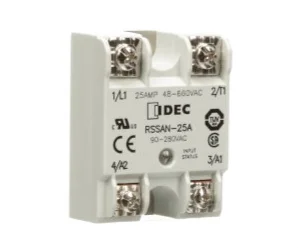 RSSAN-25A artiklikood: IDE_206442, nimetus: RSSAN-25A, kirjeldus: RSS pooljuhtrelee 25 A, 90..280 VAC
Dual SCR (NO)