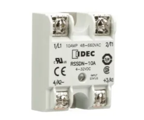 RSSDN-10A artiklikood: IDE_204182, nimetus: RSSDN-10A, kirjeldus: RSS pooljuhtrelee 10 A, 4..32 VDC
Dual SCR (NO)