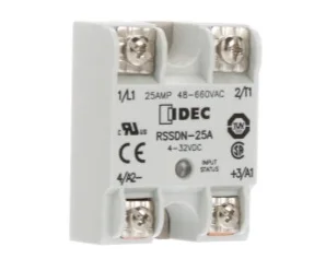 RSSDN-25A artiklikood: IDE_204183, nimetus: RSSDN-25A, kirjeldus: RSS pooljuhtrelee 25 A, 4..32 VDC
Dual SCR (NO)