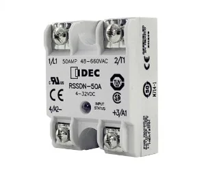 RSSDN-75A artiklikood: IDE_210027, nimetus: RSSDN-75A, kirjeldus: RSS pooljuhtrelee 75 A, 4..32 VDC
Dual SCR (NO)