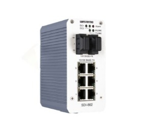 artiklikood: WEST_3625-0110, nimetus: SDI-862-MM-SC2, kirjeldus: Tööstuslik mittemanageeritav Ethernet 8 podiga optika Switch
