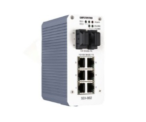 artiklikood: WEST_3625-0120, nimetus: SDI-862-SM-SC30, kirjeldus: Tööstuslik mittemanageeritav Ethernet 8 podiga optika Switch
