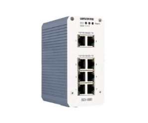 artiklikood: WEST_3625-0100, nimetus: SDI-880, kirjeldus: Tööstuslik mittemanageeritav Ethernet 8 podiga Switch
