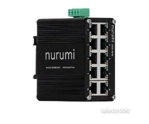 UGS-1010 artiklikood: NU_2441002, nimetus: UGS-1010, kirjeldus: Tööstuslik 10 pordiga mittehallatav Ethernet Gigabit switch
10 liidest 10/100/1000TX, Auto MDI/MDI-X
Toide: 12..48 VDC, toetab kahekordset toidet
IP31, alumiiniumkorpus, Töötemperatuur: -40..+80°C