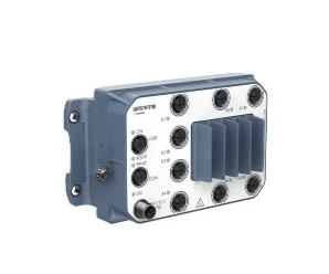 Viper-108-T8G artiklikood: WEST_3635-2210, nimetus: Viper-108-T8G, kirjeldus: EN 50155 Managed Switch
8 x 10/100/1000 Mbit/s, Ethernet TX, M12
–40 .. +70°C, 24 .. 110 VDC, IP66/67