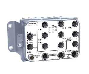 Viper-112A-T3G-P8-HV artiklikood: WEST_3635-0410, nimetus: Viper-112A-T3G-P8-HV, kirjeldus: EN 50155 Managed Gbps PoE Switch
3 x 10/100/1000 Mbit/s, Ethernet TX, M12
9 x 10/100 Mbit/s, Ethernet TX, M12
–40 .. +70°C, 48 .. 110 VDC, IP67