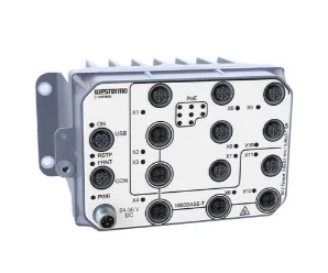 Viper-112A-T5G artiklikood: WEST_3635-0610, nimetus: Viper-112A-T5G, kirjeldus: EN 50155 Managed Gbps Switch
5 x 10/100/1000 Mbit/s, Ethernet TX, M12
7 x 10/100 Mbit/s, Ethernet TX, M12
–40 .. +70°C, 24 .. 110 VDC, IP67