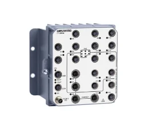 Viper-120A-P8-LV artiklikood: WEST_3635-1110, nimetus: Viper-120A-P8-LV, kirjeldus: EN 50155 Managed PoE Switch
20 x 10/100 Mbit/s, Ethernet TX, M12
–40 .. +70°C, 24 .. 38 VDC, IP67