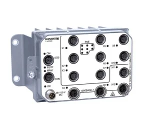 Viper-212A-T3G-P8-LV artiklikood: WEST_3635-0520, nimetus: Viper-212A-T3G-P8-LV, kirjeldus: EN 50155 Managed Gbps PoE Routing Switch
3 x 10/100/1000 Mbit/s, Ethernet TX, M12
9 x 10/100 Mbit/s, Ethernet TX, M12
–40 .. +70°C, 24 .. 38 VDC, IP67