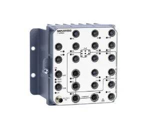 Viper-220A-T4G-P8-LV artiklikood: WEST_3635-1420, nimetus: Viper-220A-T4G-P8-LV, kirjeldus: EN 50155 Managed Gbps PoE Routing Switch
4 x 10/100/1000 Mbit/s, Ethernet TX, M12
16 x 10/100 Mbit/s, Ethernet TX, M12
–40 .. +70°C, 24 .. 38 VDC, IP67