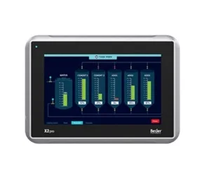 X2 base 7 v2, 7´´ HMI Operaatorpaneel artiklikood: BE_630005210, nimetus: X2 base 7 v2, 7´´ HMI Operaatorpaneel, kirjeldus: Graafiline LCD TFT ekraan 7,0´´, värviline, Win CE
800x480, CPU 600MHz, 512MB prog.mälu, USB
3xRS232/RS422/RS485, Ethernet 10/100 MBit, WEB, FTP
RTC, lisakaardi liides, plastikust korpus, IP65, 24VDC