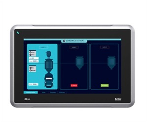 artiklikood: BE_630000305, nimetus: X2 pro 10 - B2, 10.1´´ operaatorpaneel, kirjeldus: Graafiline LCD TFT ekraan 10,4´´, värviline, Win CE
1024x600, CPU Single Core 1GHz, 1,5GB prog.mälu, SD kaart
3xRS232/RS422/RS485, 2xEthernet 10/100 MBit, WEB, FTP
RTC, lisakaardi liides, USB, metallist korpus, DNV, IP65, 24VDC
