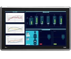 X2 pro 21 - B2, 21,5´´ HMI Operaatorpaneel artiklikood: BE_640009505, nimetus: X2 pro 21 - B2, 21,5´´ HMI Operaatorpaneel, kirjeldus: Graafiline LCD TFT ekraan 21,5´´, värviline, Win CE
1920x1080, CPU Single Core 1GHz, 1,5GB prog.mälu, SD kaart
3xRS232/RS422/RS485, 2xEthernet 10/100 MBit, WEB, FTP
RTC, lisakaardi liides, USB, metallist korpus, IP65, 24VDC