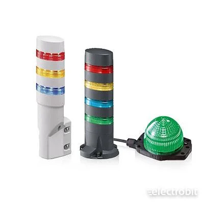 Сигнальные башни и купола Сигнальные башни и купола - IDEC - яркие индикаторы и сигнальные башни обеспечивают четкие сигналы в любых промышленных условиях.